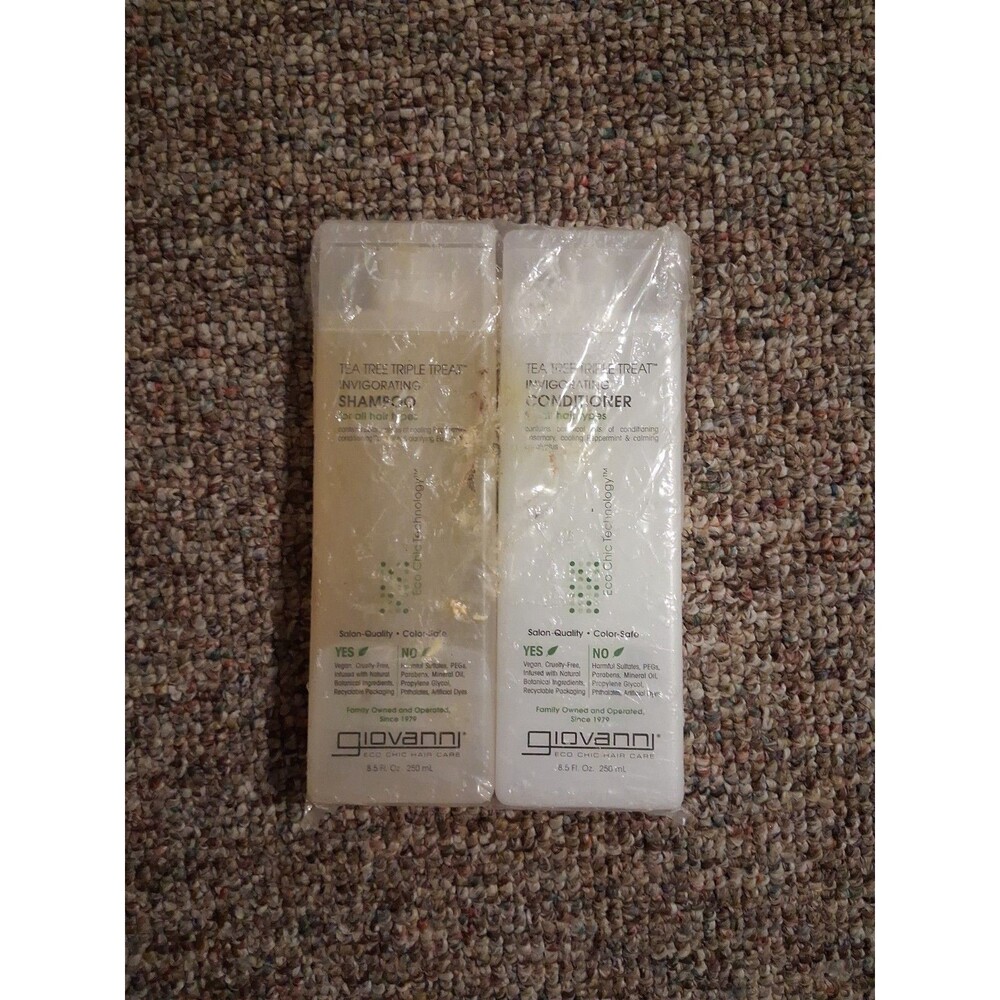 GIOVANNI Tea Tree Triple Treat Invigorating Shampoo & 17 Fl Oz (Pack of 1)